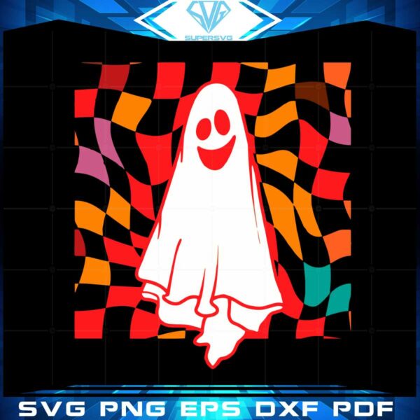 checkered-ghost-funny-halloween-svg-for-personal-and-commercial-uses
