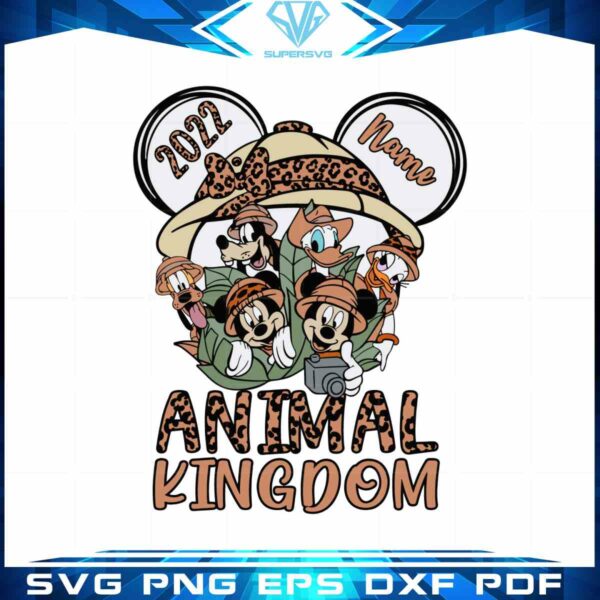 Personalized Disney Animal Kingdom SVG Files for Cricut Sublimation Files