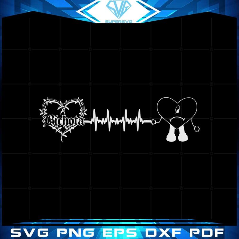 bad-bunny-heartbeat-bitchota-svg-best-graphic-designs-cutting-files