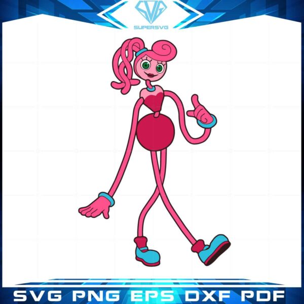 mommy-long-legs-poppy-game-character-svg-graphic-designs-files