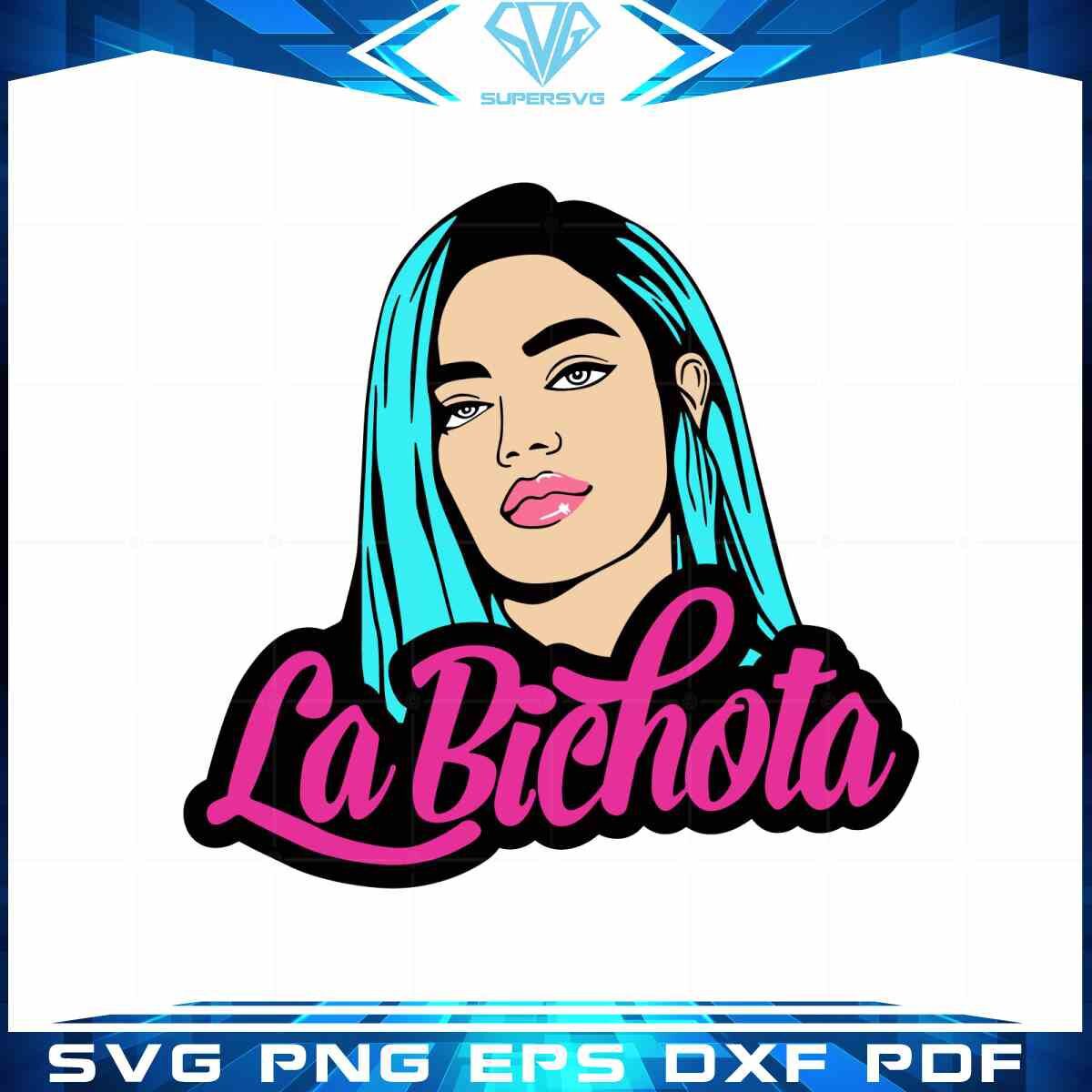 karol-g-la-bichota-pretty-svg-best-graphic-designs-cutting-files