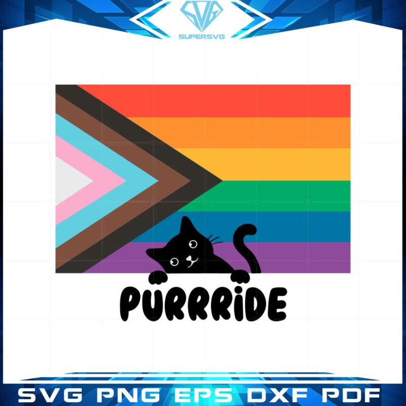 lgbtq-ally-black-cat-pride-rainbow-flag-svg-graphic-designs-files