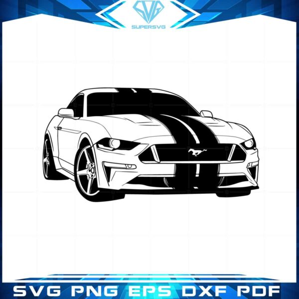 ford-mustang-car-electric-vintage-svg-graphic-design-cutting-file