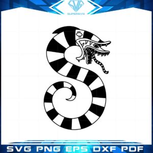 Mystical Horror Beetlejuice Snake SVG Files for Cricut Sublimation Files