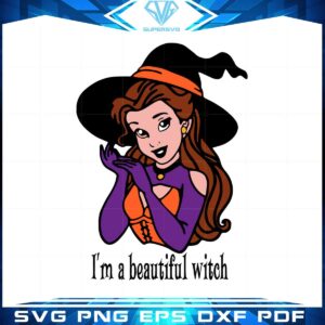 Halloween Beautiful Witch Magic SVG Files for Cricut