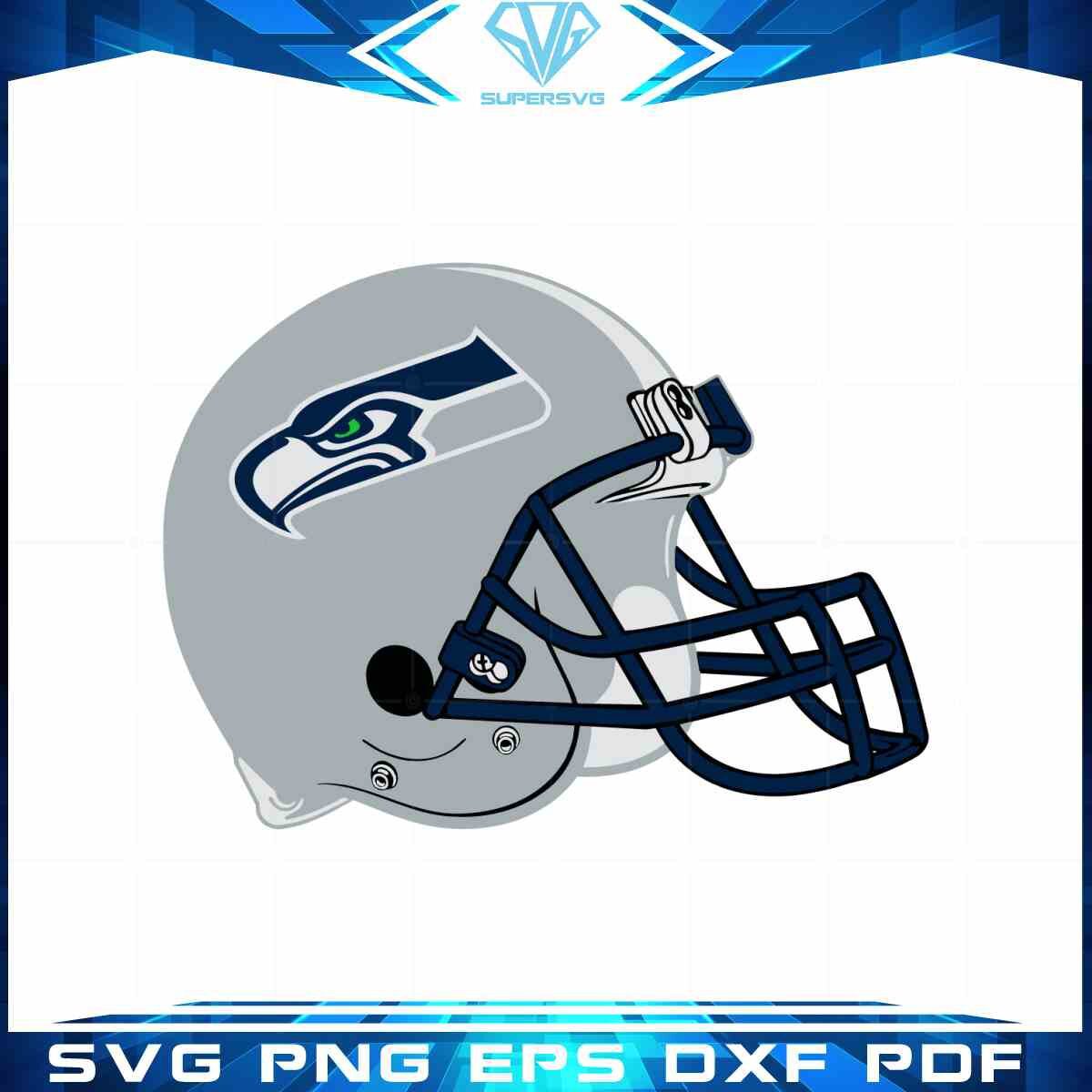 Seattle Seahawks Logo Helmet SVG NFL Team Files for Cricut Sublimation ...