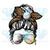 Leopard Baseball Softball PNG Sublimation