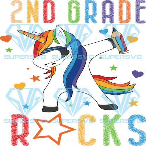 Fourth Is Grade Magical Svg Back To School Svg Unicorn Svg