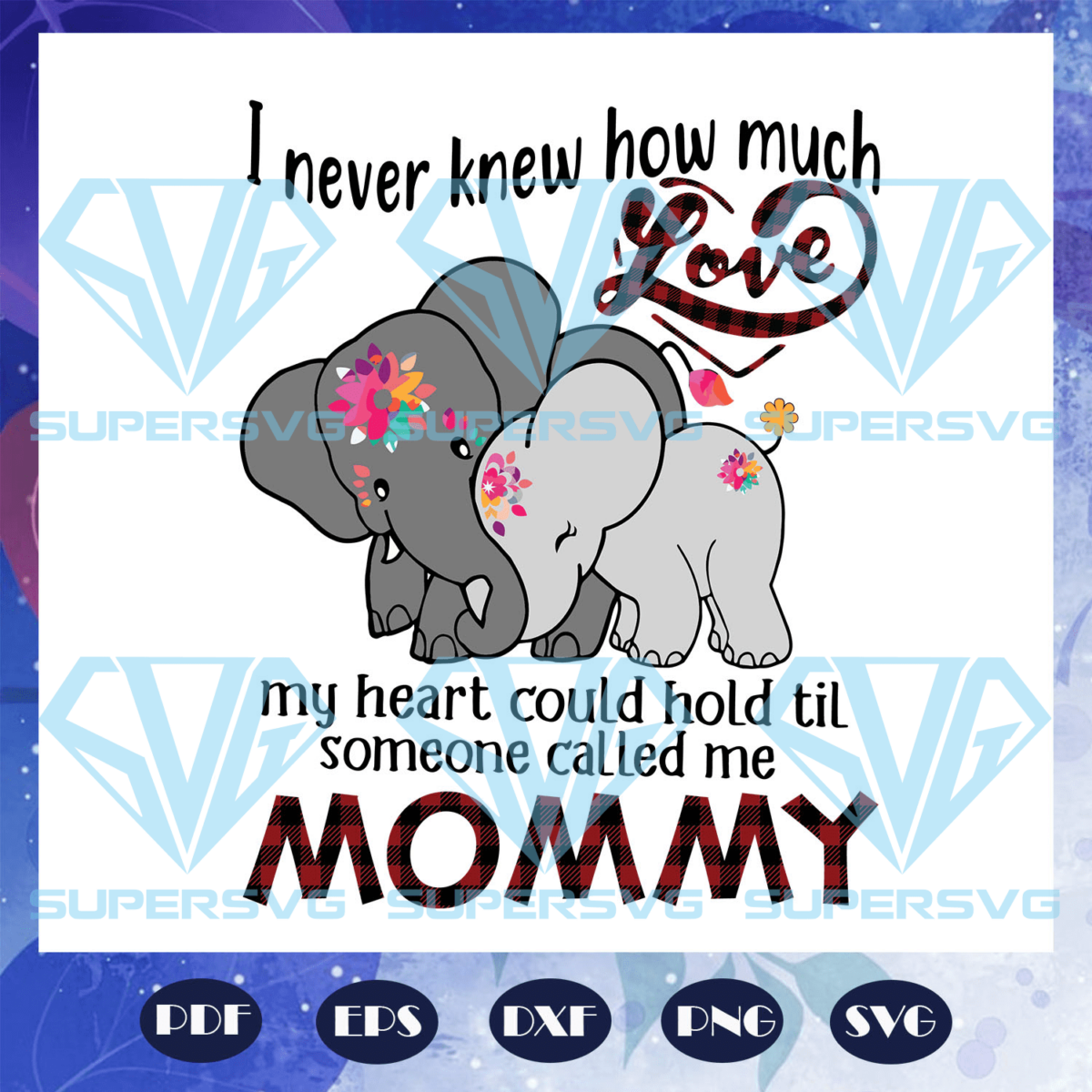 I never knew how much love my heart could hold svg, mommy svg, mommy