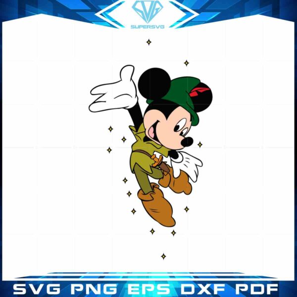 mickey-peter-pan-disney-character-svg-graphic-designs-files