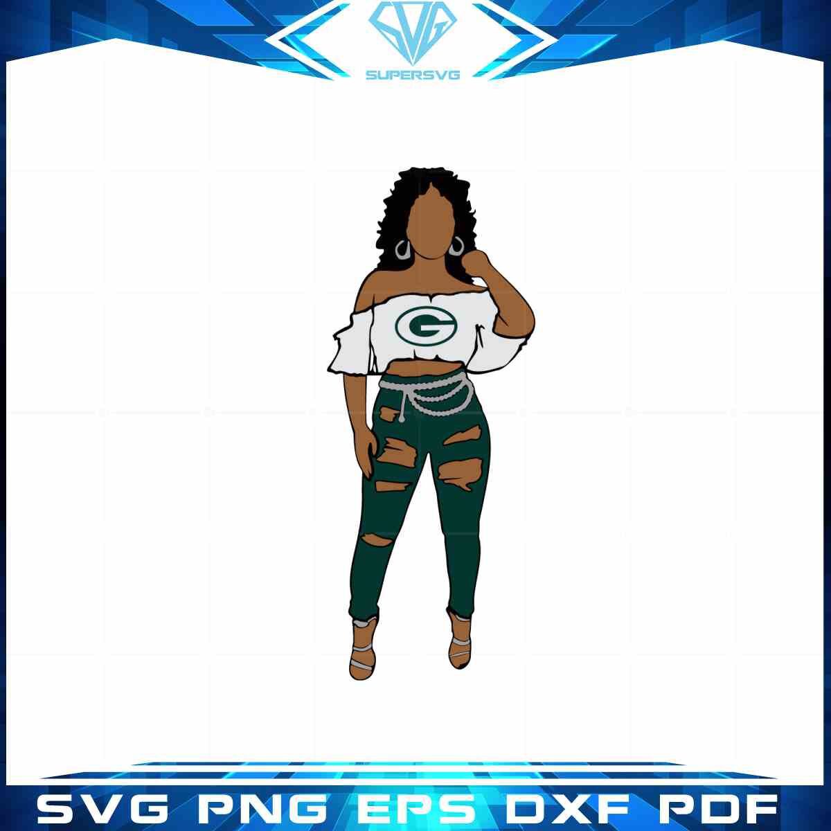 nfl-green-bay-packers-team-svg-black-girl-cutting-digital-files