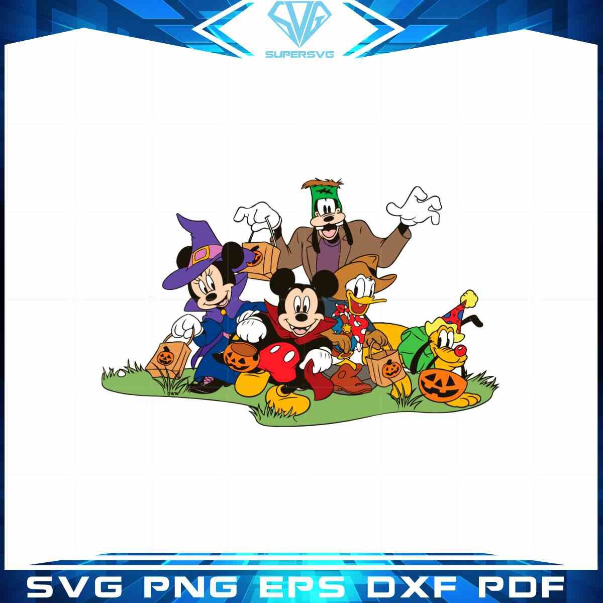 halloween-disney-character-svg-goofy-pluto-cutting-digital-files