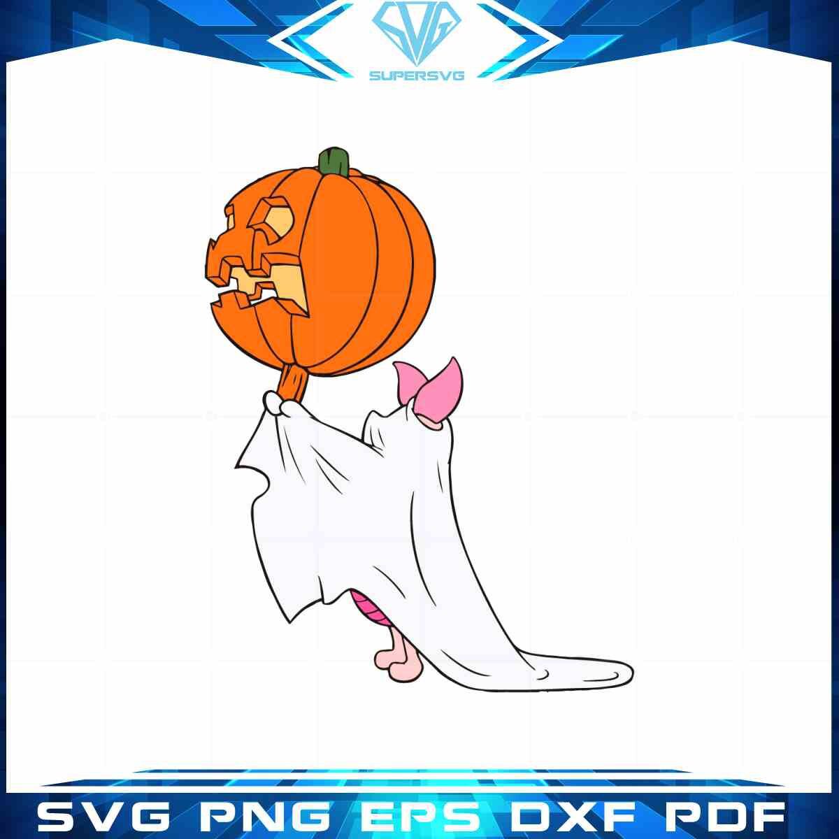 piglet-ghost-pumpkin-halloween-svg-graphic-design-cutting-file