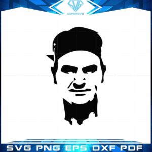 roger-federer-svg-professional-tennis-player-vector-graphic-design-file