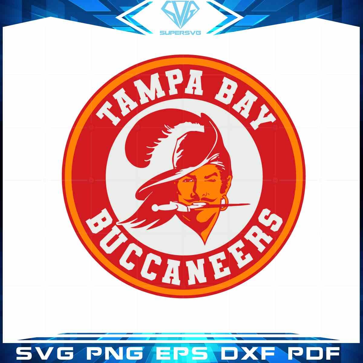 NFL Buccaneers SVG Creamsicle Logo Football Layered Best Graphic Design ...