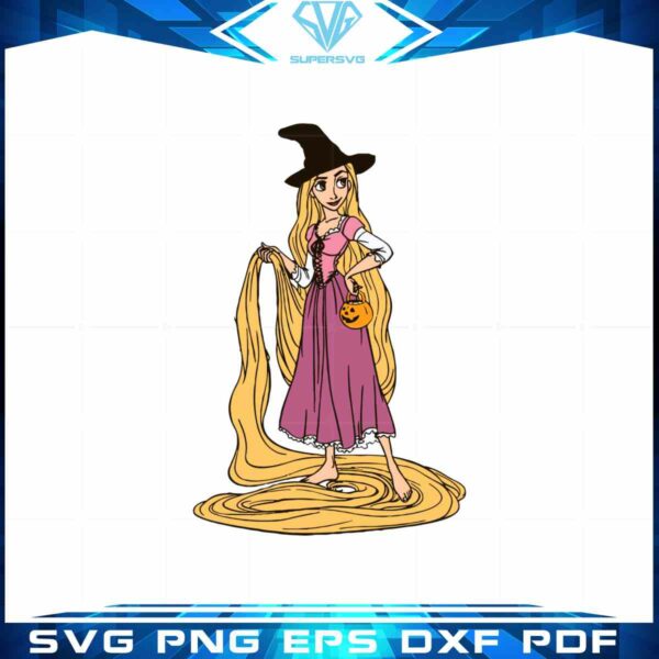Rapunzel Witch Disney Princess Tangled Vector SVG Best Graphic Designs ...