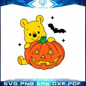 halloween-bat-pumpkin-bear-pooh-svg-for-cricut-sublimation-files