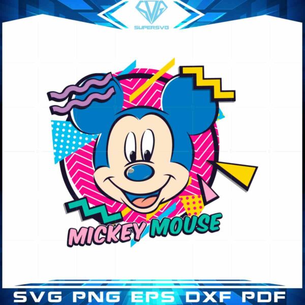 mickey-mouse-disney-90s-color-svg-files-for-cricut-sublimation-files