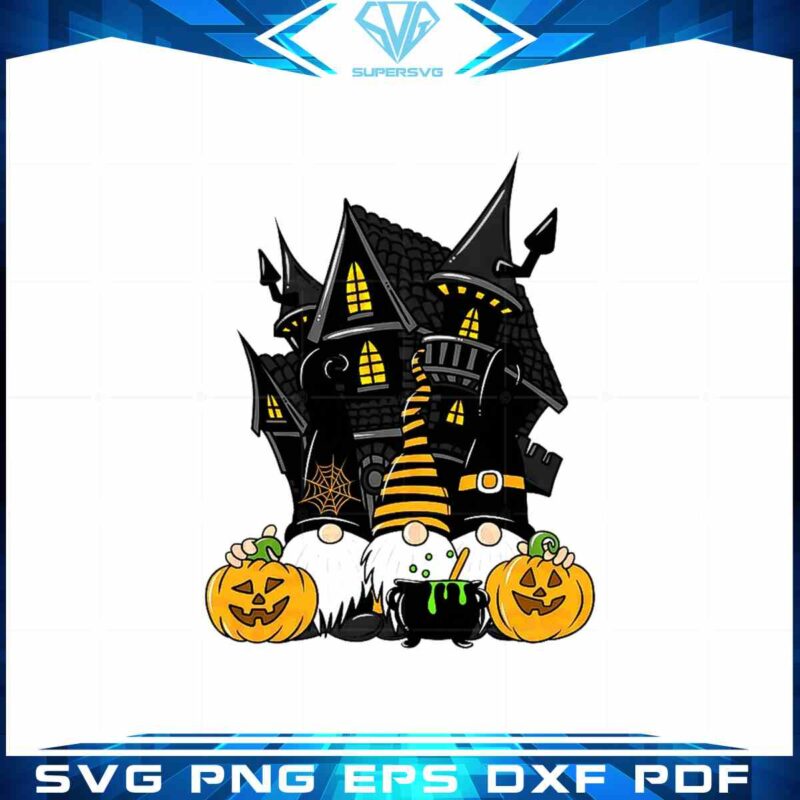 halloween-house-gnomes-house-pumpkin-svg-graphic-designs-files