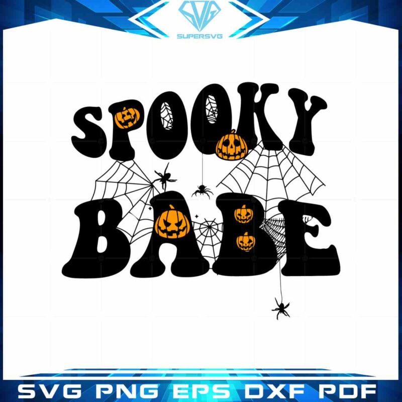 halloween-pumpkin-groovy-spooky-svg-spider-web-cutting-files