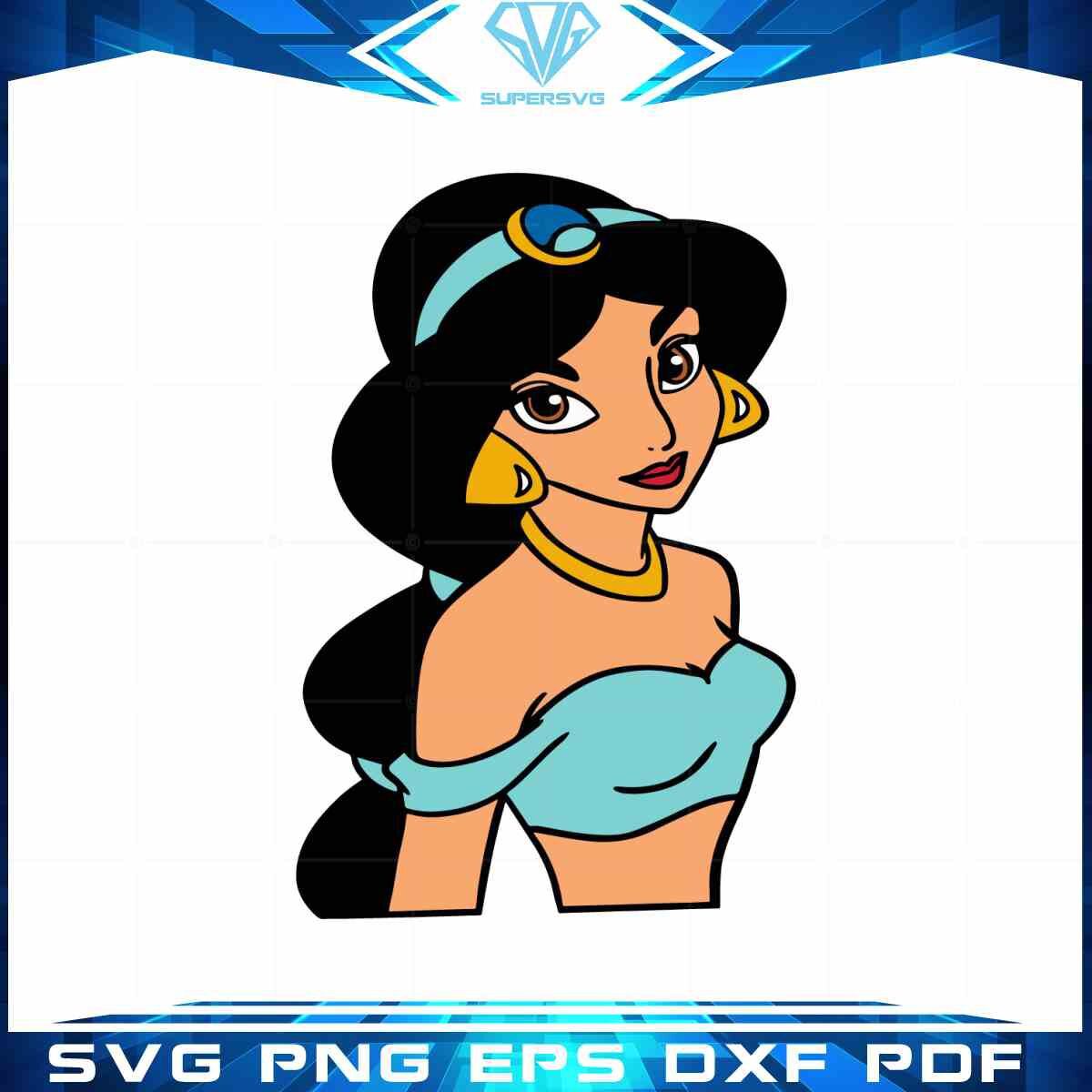 jasmine-princess-aladdin-disney-character-svg-for-cricut-sublimation-files