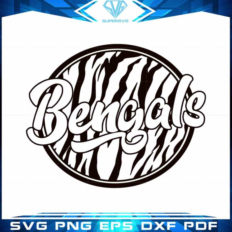 retro-bengals-on-tiger-stripe-logo-svg-tshirt-makingideas