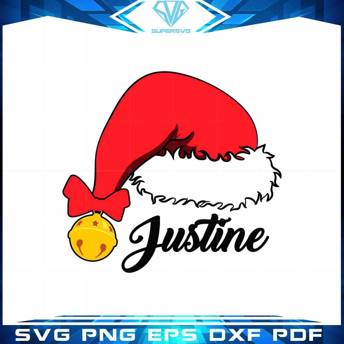 justine-santa-hat-svg-gift-for-christmas-graphic-designs-files