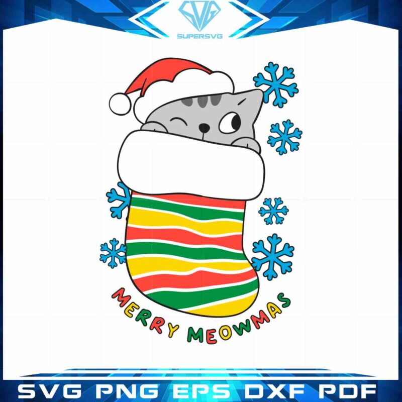 christmas-meow-santa-svg-xmas-colorful-sock-designs-cutting-files