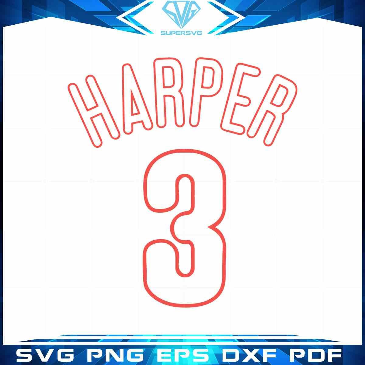 harper-philadelphia-baseball-svg-files-for-cricut-sublimation-files