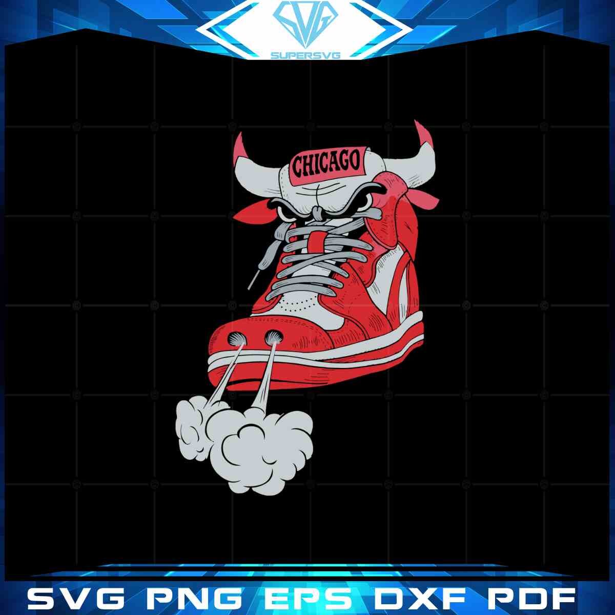 chicago-bulls-red-shoes-best-svg-cutting-digital-files