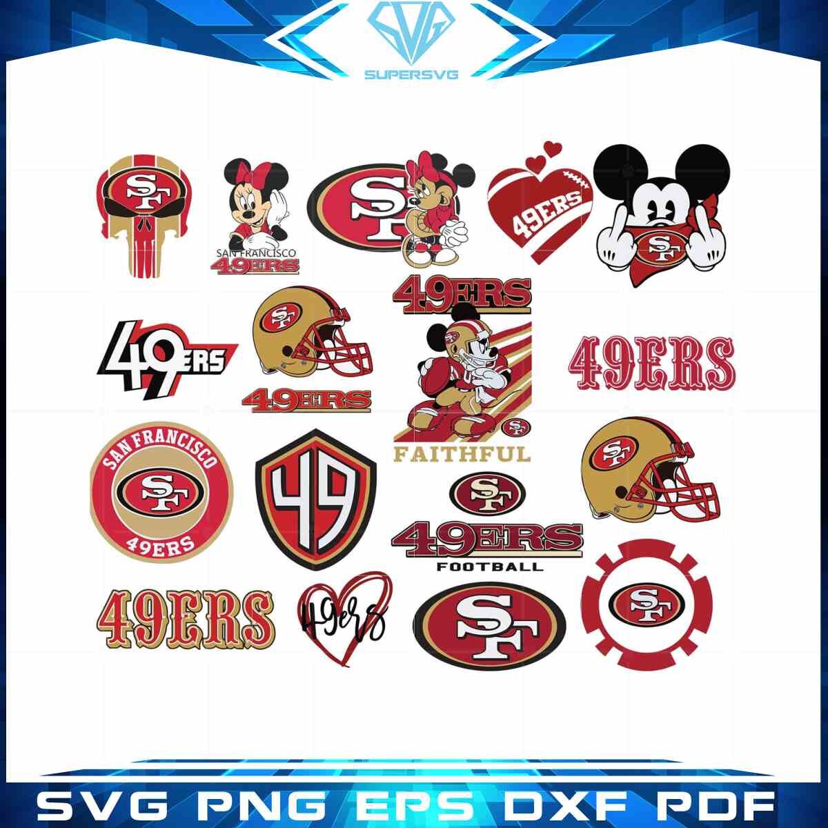 disney-minnie-san-francisco-49ers-logo-best-svg-digital-files