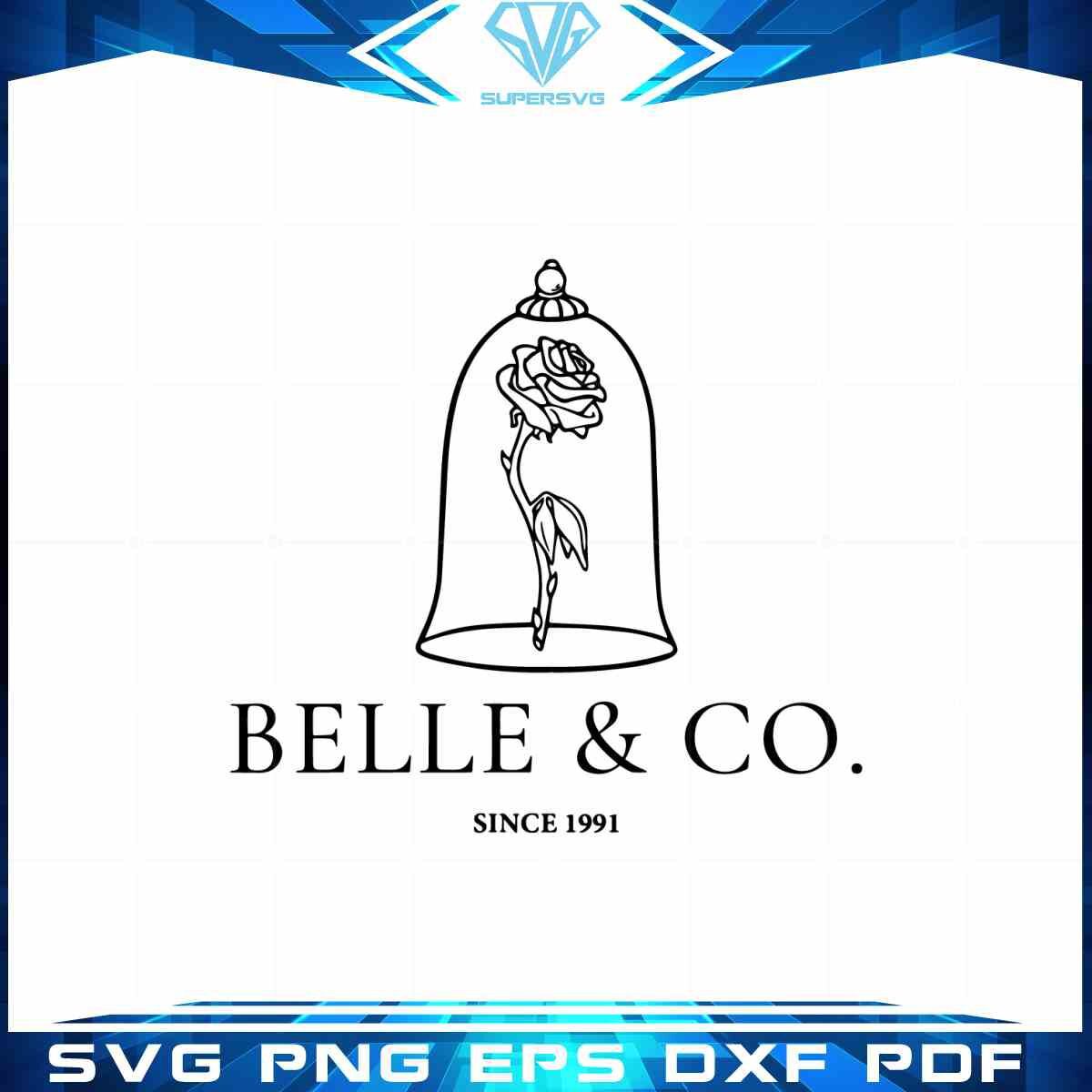 belle-and-company-floral-since-1991-svg-silhouette-cutting-file