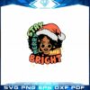 merry-and-bright-svg-santa-black-girl-graphic-design-cutting-file