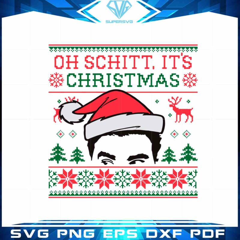 oh-schitt-its-christmas-svg-best-cutting-digital-files