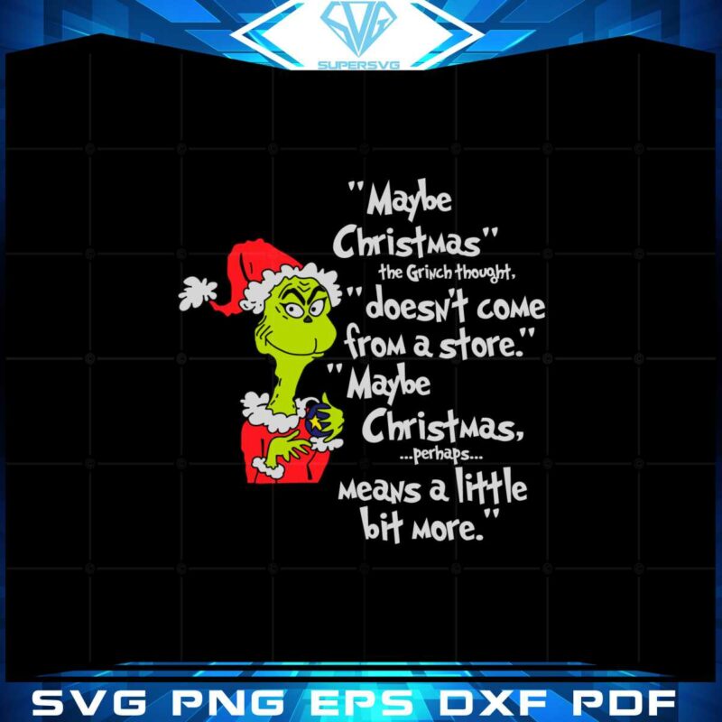 santa-grinch-svg-maybe-christmas-stole-the-christmas-cricut-files