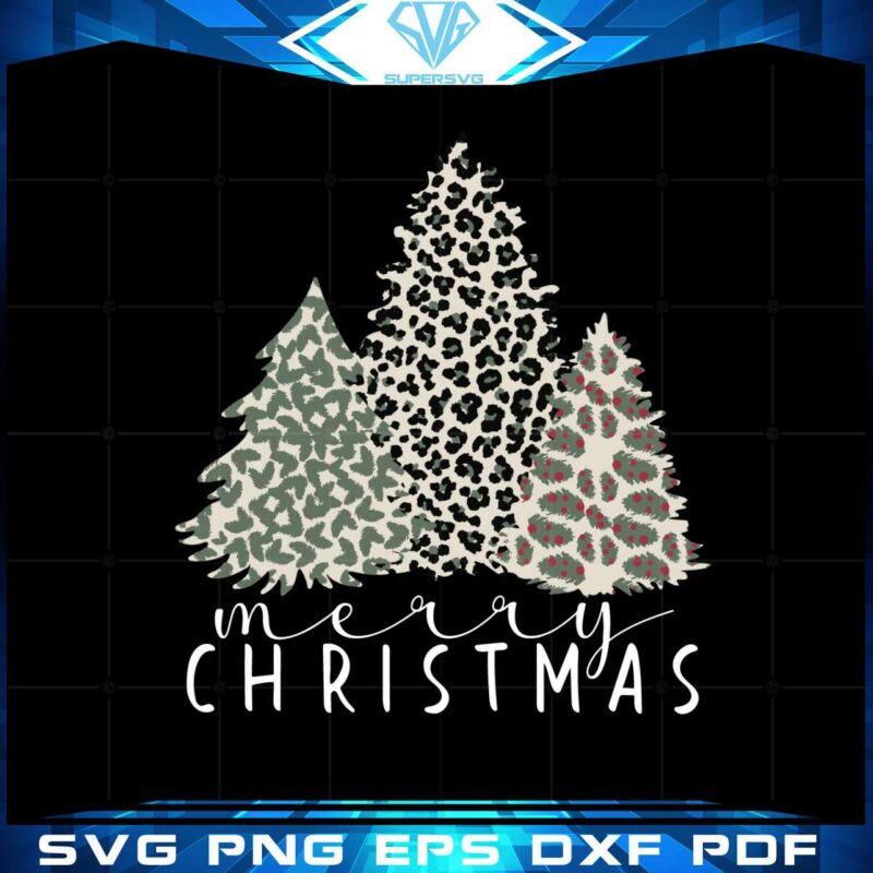 christmas-trees-leopard-svg-merry-christmas-graphic-design-file