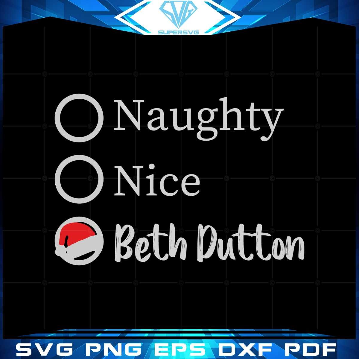 naughty-nice-beth-dutton-christmas-svg-graphic-designs-files