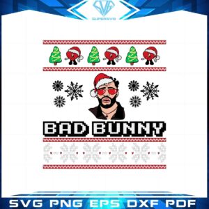 ugly-sweater-bad-bunny-christmas-svg-graphic-designs-files