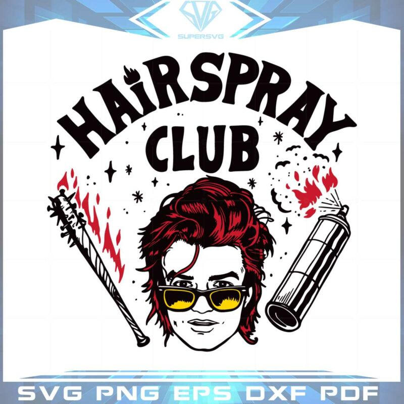 hairspray-club-stranger-things-svg-graphic-designs-files