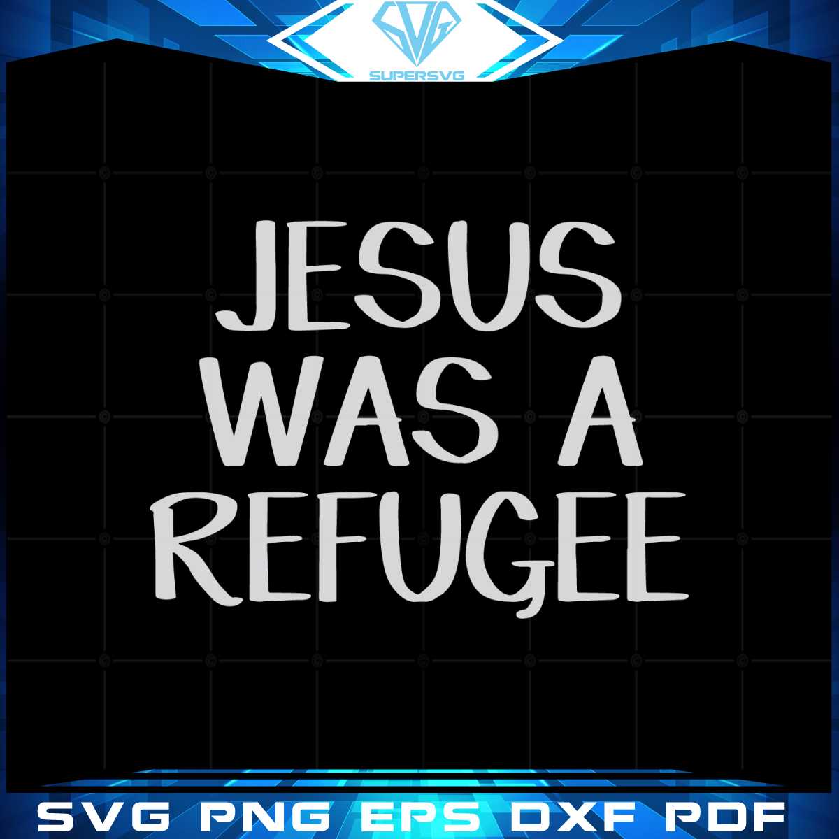 funny-christian-jesus-was-a-refugee-svg-graphic-designs-files