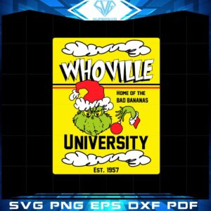 Whoville University Svg Best Graphic Designs Cutting Files
