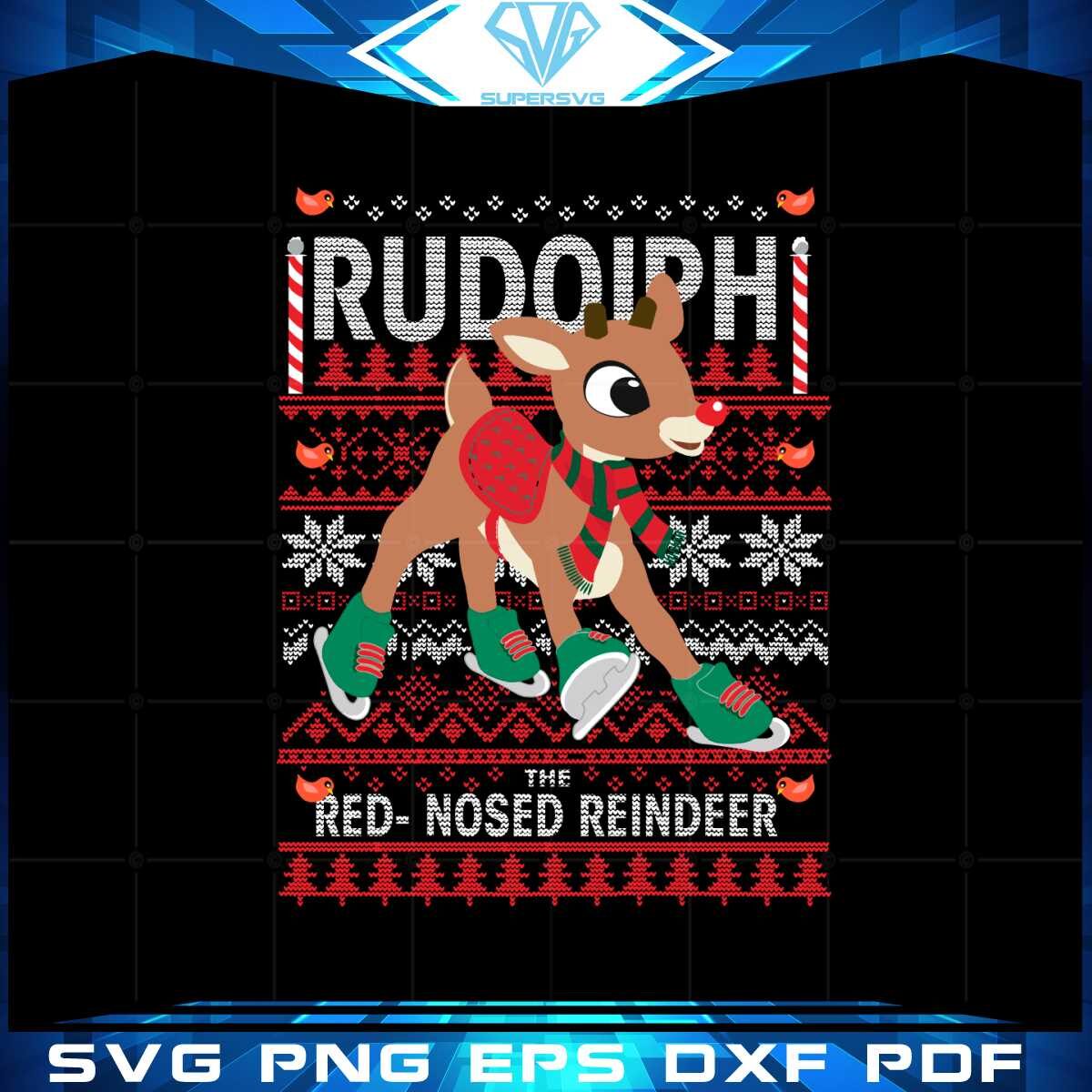 rudolph-the-red-nosed-reindeer-svg-graphic-designs-files