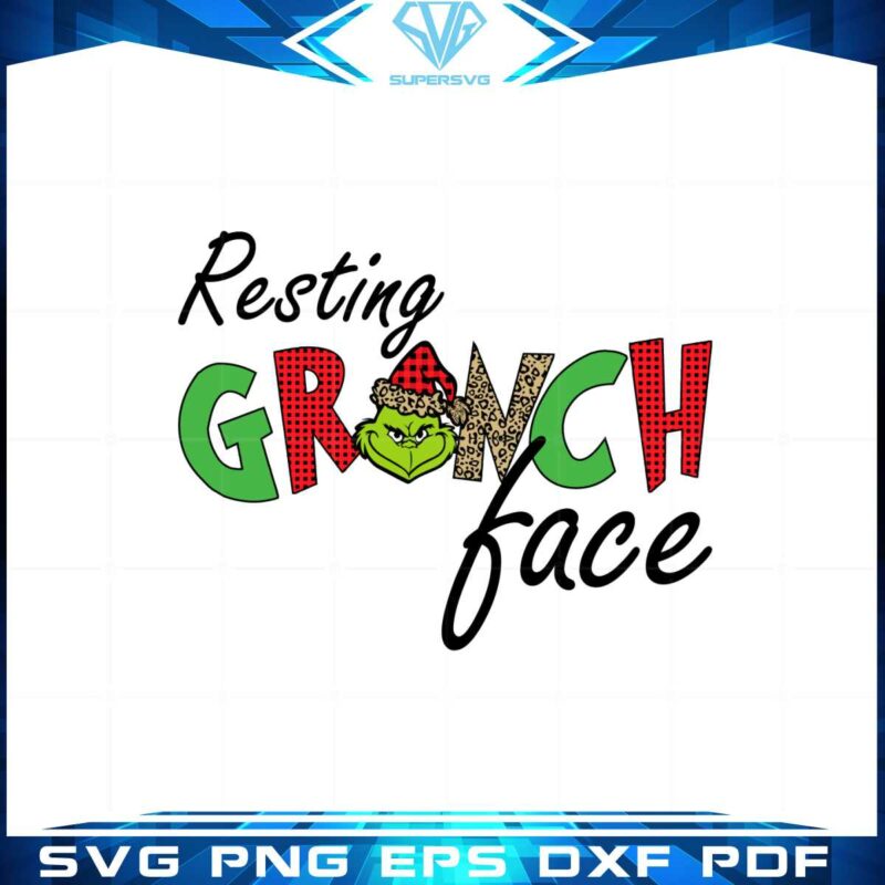 funny-christmas-resting-grinch-face-svg-graphic-designs-files