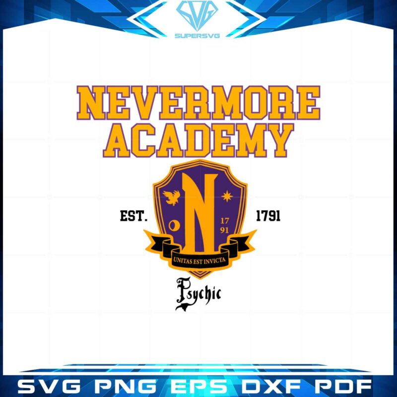 psychic-nevermore-academy-logo-svg-graphic-designs-files
