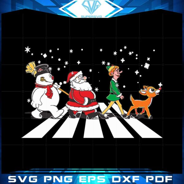 frosty-the-snowman-christmas-road-svg-graphic-designs-files