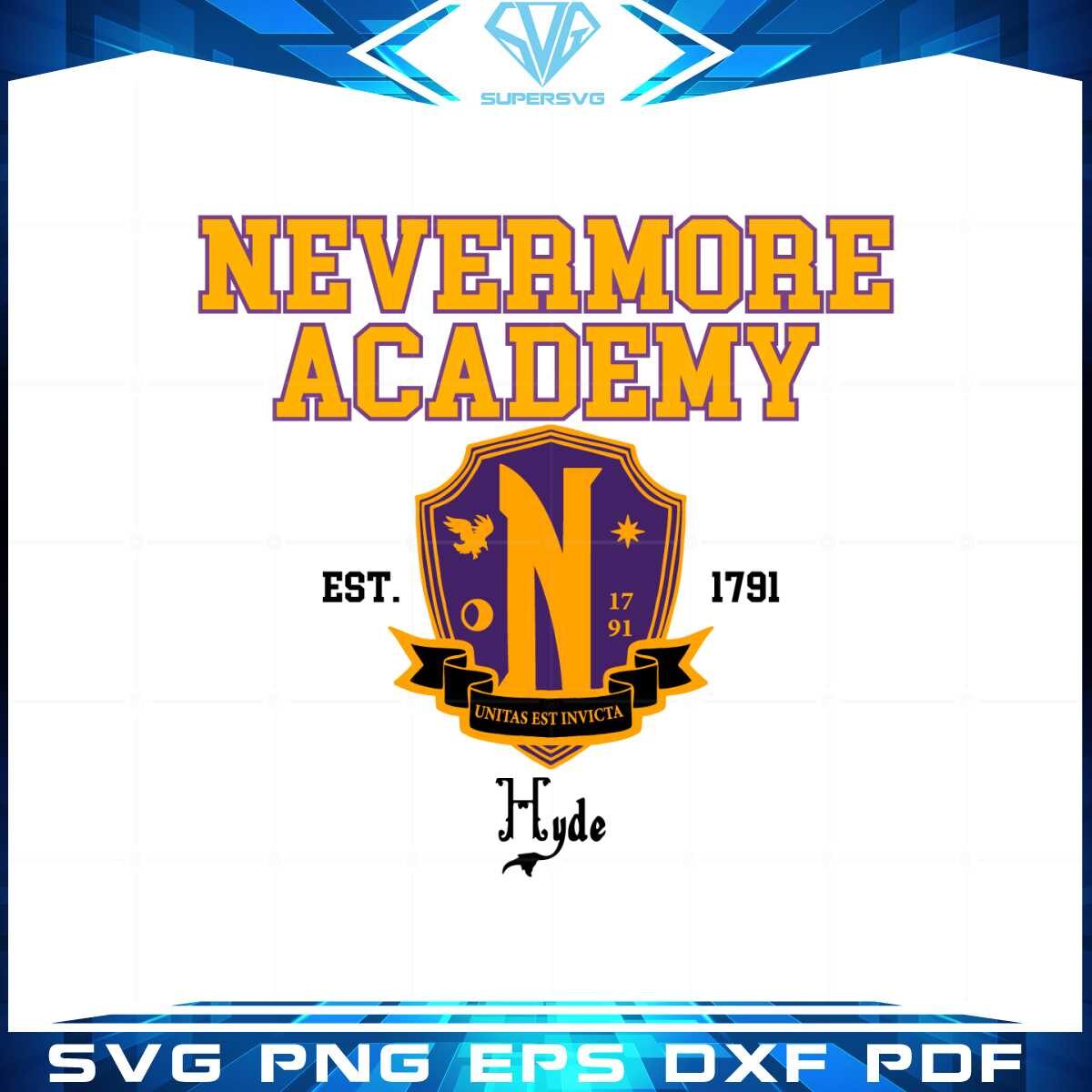 hyde-nevermore-academy-logo-svg-for-cricut-sublimation-files
