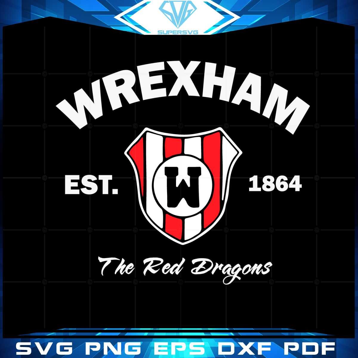 wrexham-fc-soccer-football-club-svg-graphic-designs-files