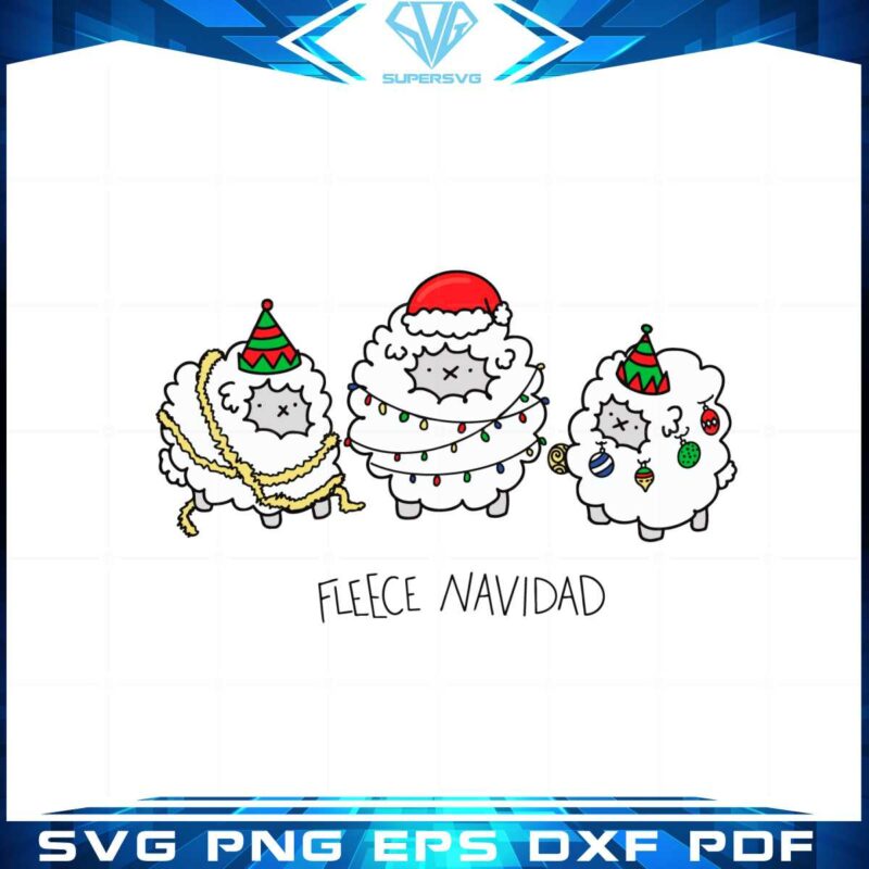 fleece-navidad-christmas-sheep-squad-svg-graphic-designs-files