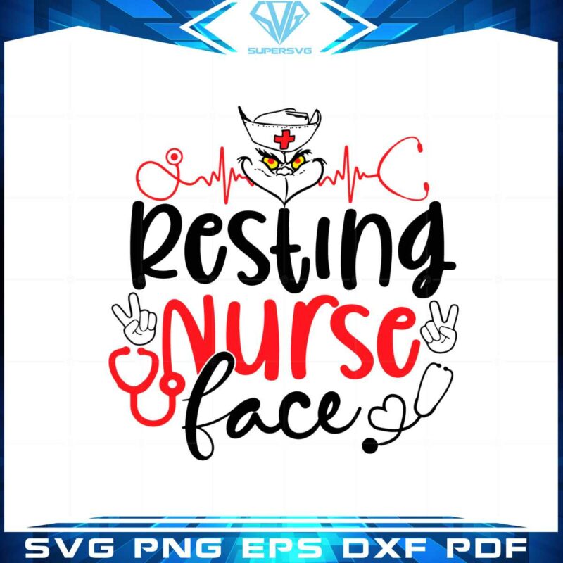 resting-nurse-face-svg-best-graphic-designs-cutting-files