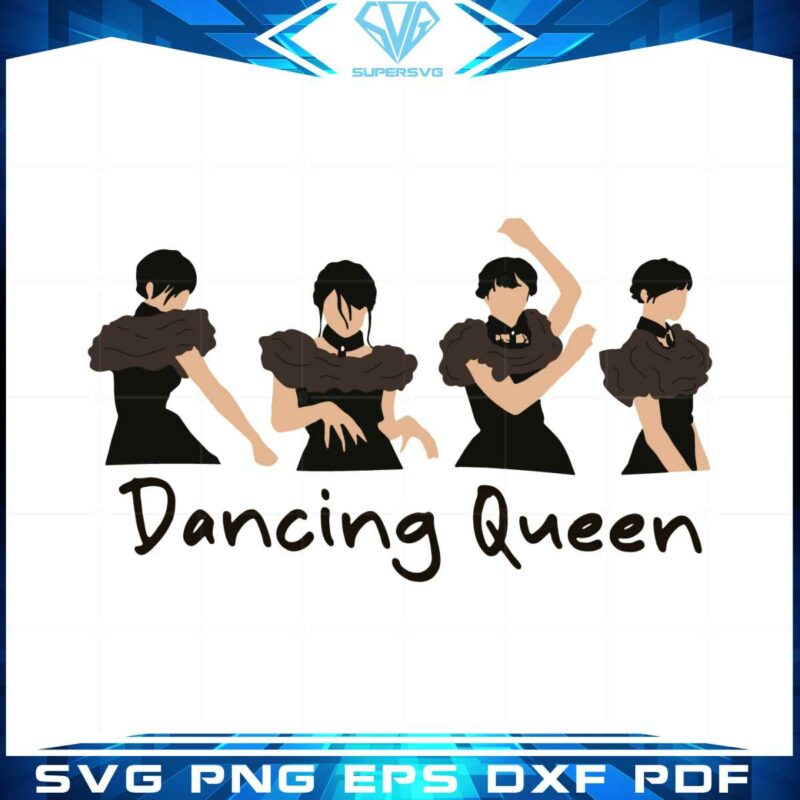 dancing-queen-wednesday-adams-svg-graphic-designs-files